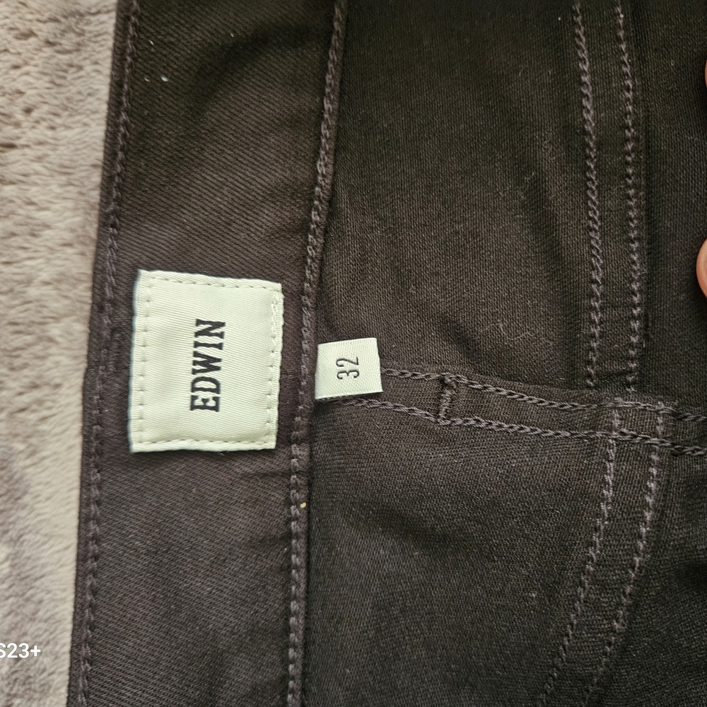 Edwin Charcoal Denim Pants